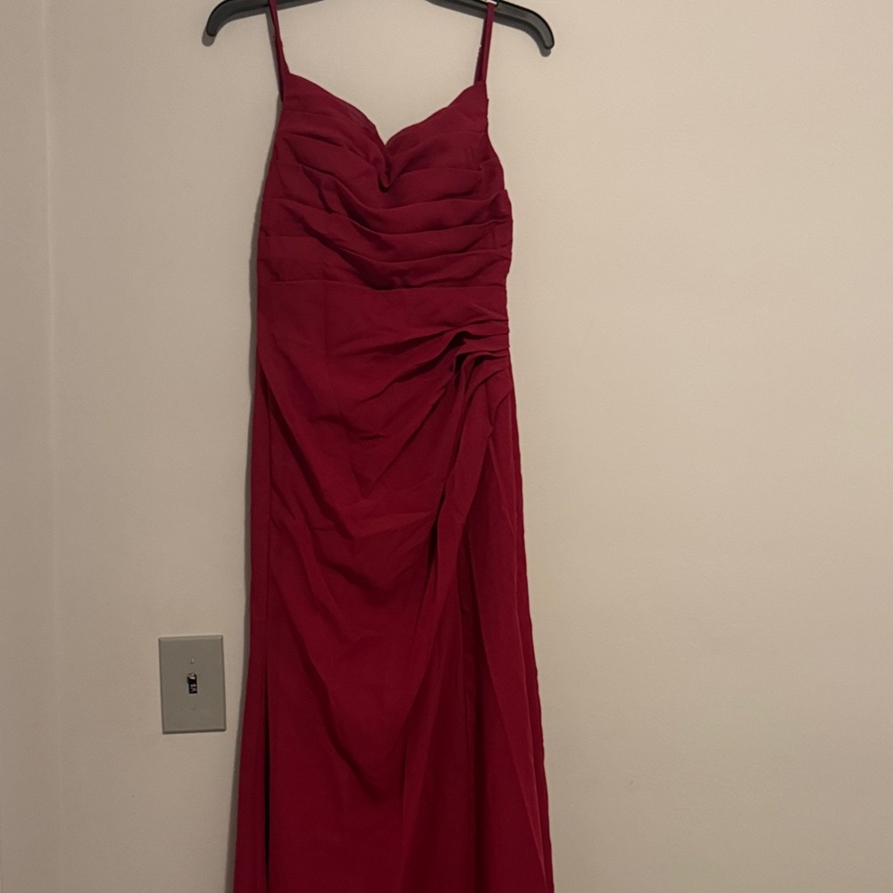 JJs House Burgundy Dress